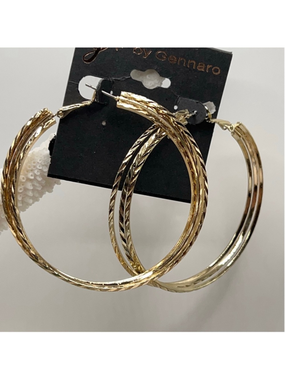Gennaro gold hoop earrings